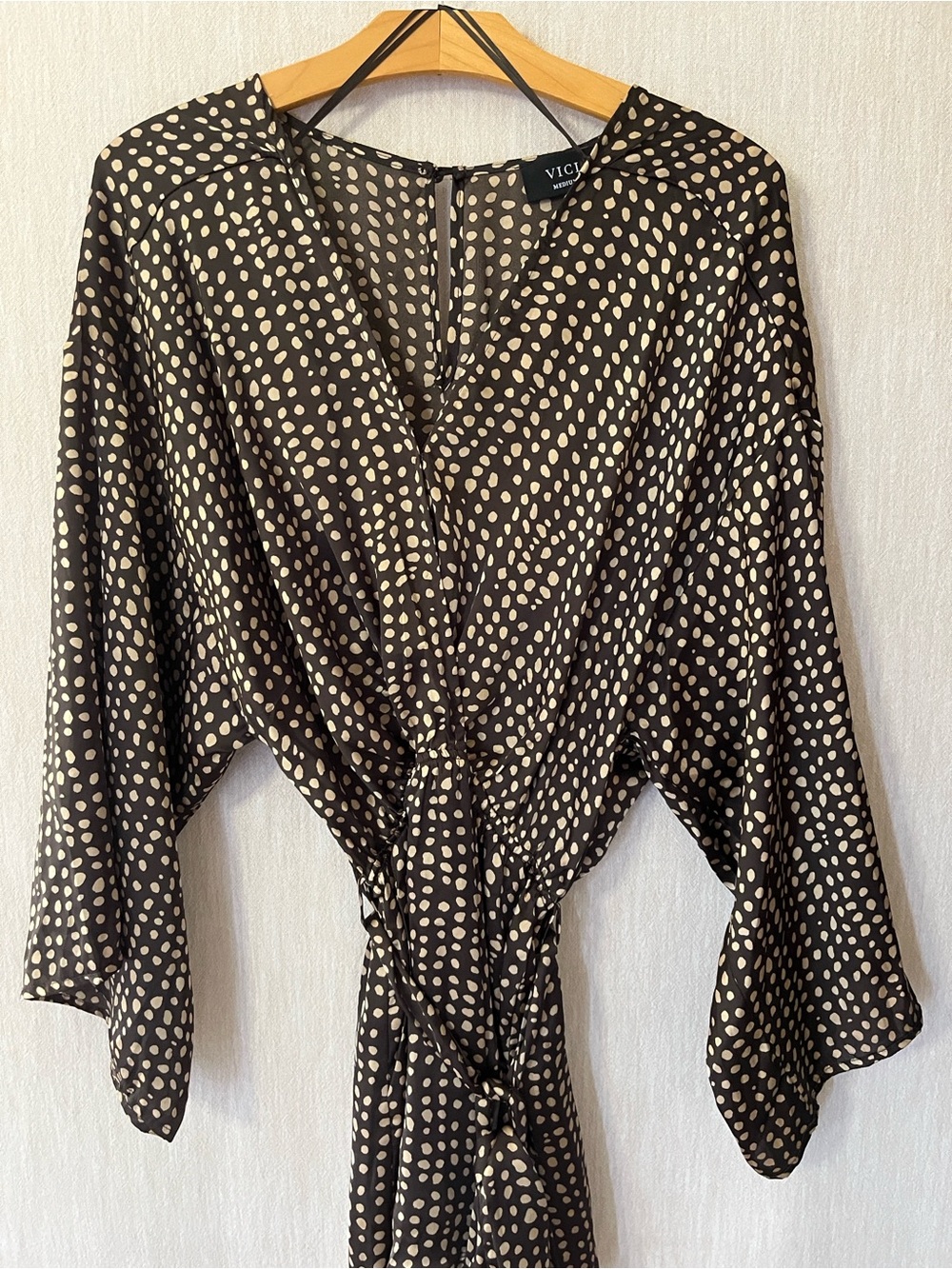 Vici Palm Canyon Satin Romper - Picture 2 of 13